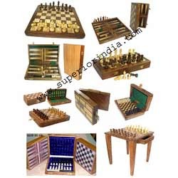 Manufacturers Exporters and Wholesale Suppliers of Wooden Chess Wooden Backgammon Travel Chess delhi Delhi